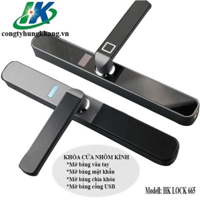 Khóa cửa nhôm vân tay đẹp