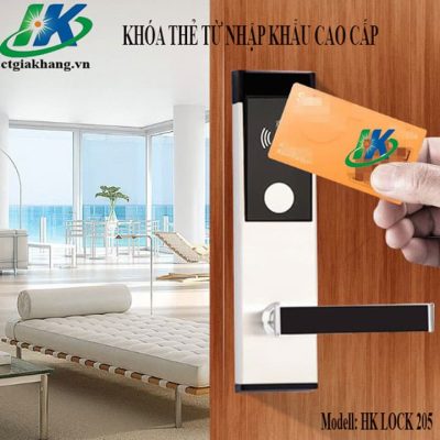 Khóa thẻ từ khách sạn nhập khẩu HK LOCK 205