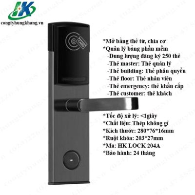 Khóa thẻ từ khách sạn, Khóa cửa mở bằng thẻ