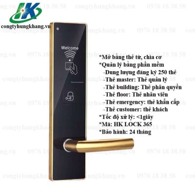 Khóa thẻ từ lắp đặt khách sạn có phần mềm quản lý