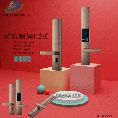 Khóa thông minh đồng nguyên khối ICC T1